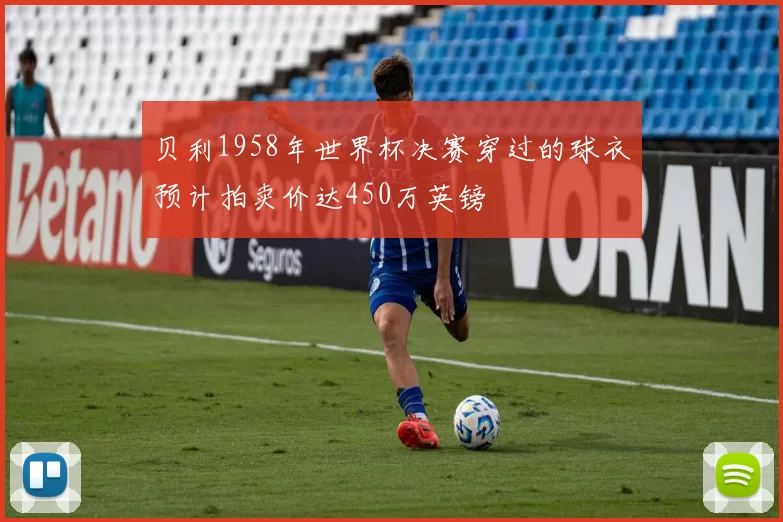 贝利1958年世界杯决赛穿过的球衣预计拍卖价达450万英镑